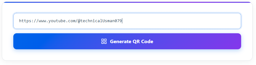 Paste your link into the ud2ools tool to convert link to QR code